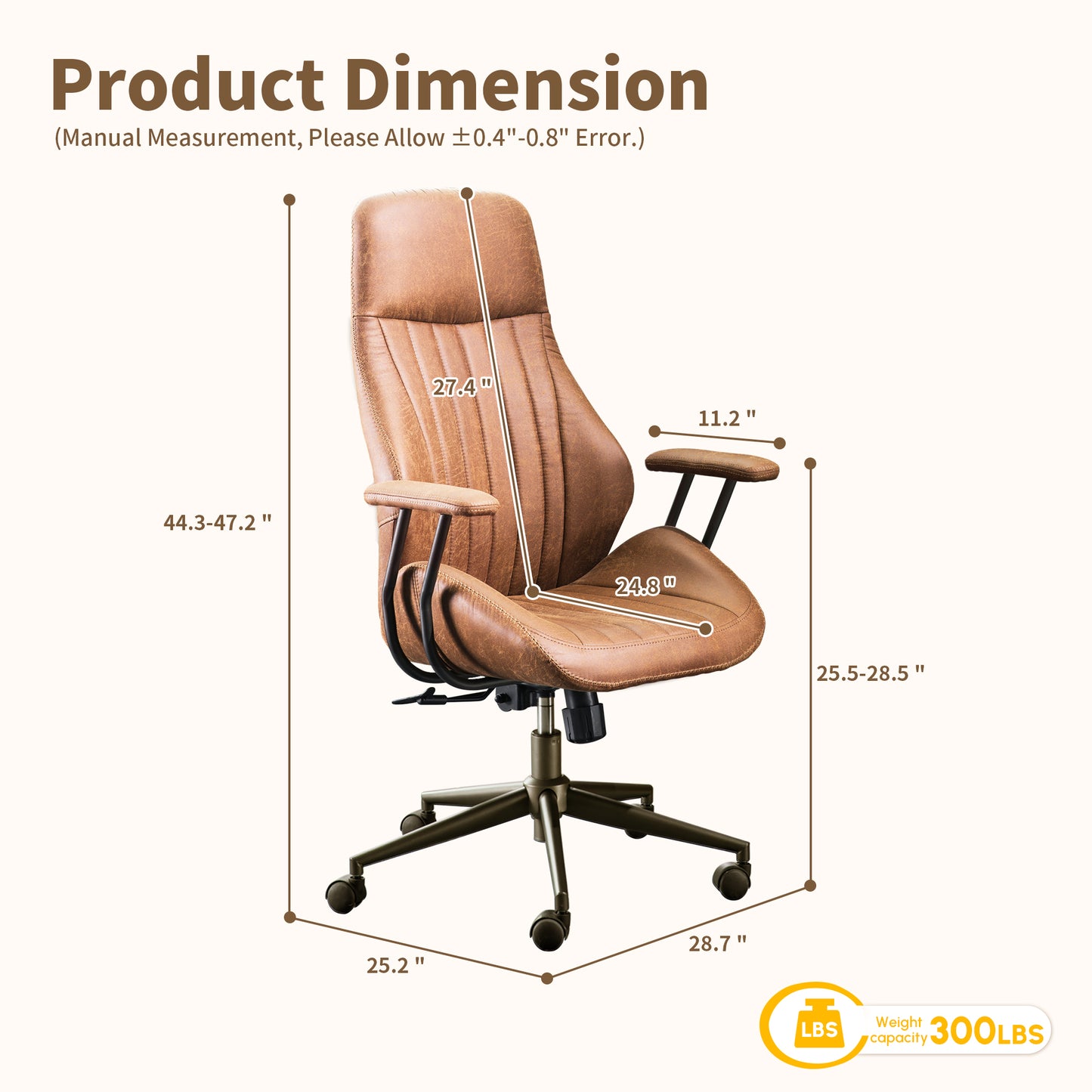 Gavreen High Back Office Chair